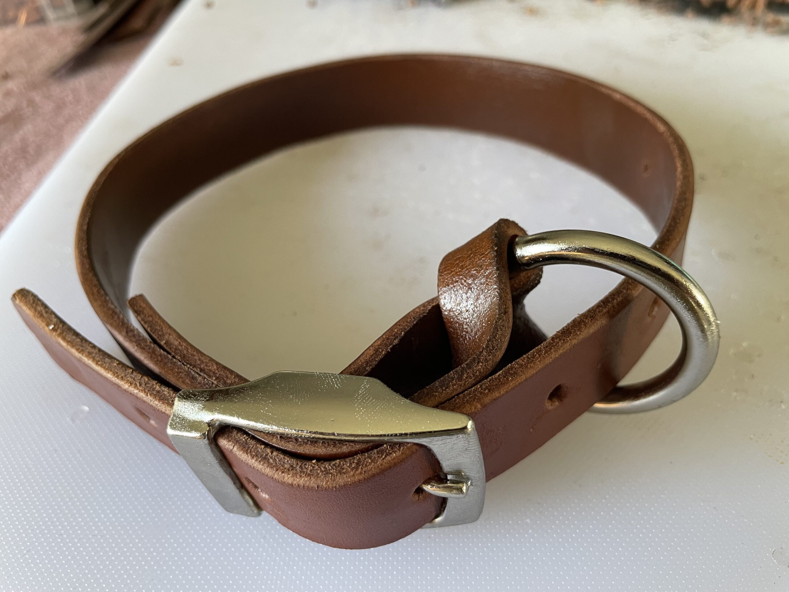 Leather Adult Dog Collars - Stockmans